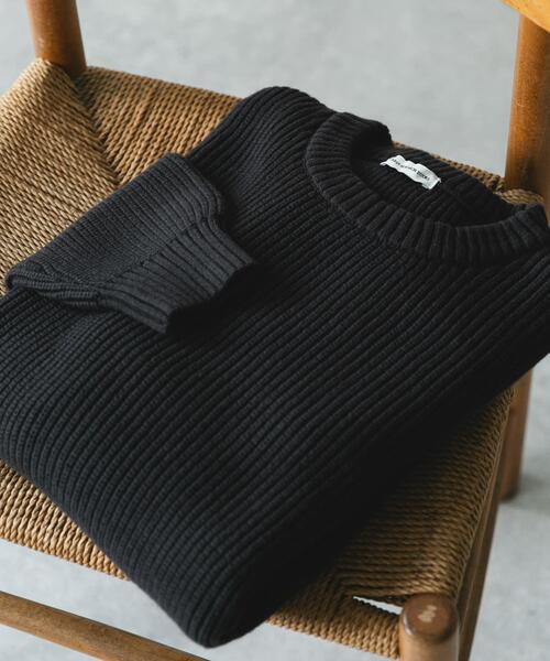 25AW ドット クルーネック プルオーバー ニット セーター F ブラック Jeu de Coeurs & Pois】ドットクルーネックプルオーバー（ニット