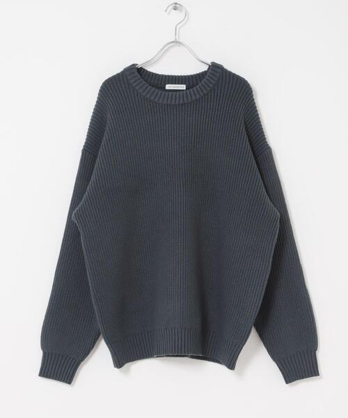 URBAN RESEARCH DOORS(アーバンリサーチドアーズ)の「畦ニット クルーネックプルオーバー(ニット/セーター・メンズ・グリーン系その他/レッド/グレー/チャコールグレー・MEDIUM/LARGE)」の10枚目の写真
