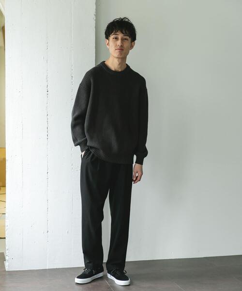 archivio 黒 プルオーバー セーター BRUZZI LDS Cropped wool cashmere sweater