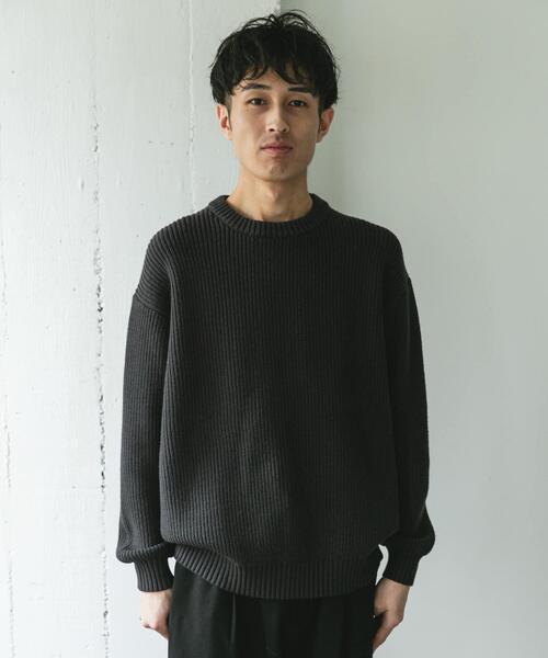 畦ニット クルーネックプルオーバー（ニット/セーター）｜URBAN