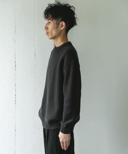 URBAN RESEARCH DOORS(アーバンリサーチドアーズ)の「畦ニット クルーネックプルオーバー(ニット/セーター・メンズ・グリーン系その他/レッド/グレー/チャコールグレー・MEDIUM/LARGE)」の20枚目の写真