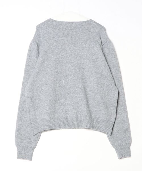 AUREN(オーレン)の「ノーカラーカーディガン/軽くて柔らかな着心地/トレンド/レイヤード(カーディガン/ボレロ・メンズ・グレー/チャコールグレー・LARGE/X-LARGE/MEDIUM)」の3枚目の写真