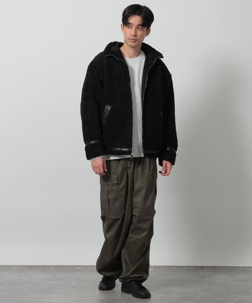 LAKOLE(ラコレ)の「スエードリバーシブルボアブルゾン / 622582(ブルゾン・メンズ・ブラウン/ブラック・MEDIUM/LARGE)」の5枚目の写真