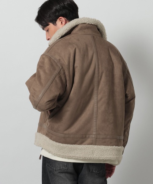 LAKOLE(ラコレ)の「スエードリバーシブルボアブルゾン / 622582(ブルゾン・メンズ・ブラウン/ブラック・MEDIUM/LARGE)」の11枚目の写真