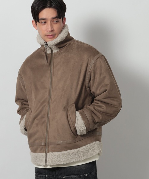 LAKOLE(ラコレ)の「スエードリバーシブルボアブルゾン / 622582(ブルゾン・メンズ・ブラウン/ブラック・MEDIUM/LARGE)」の12枚目の写真