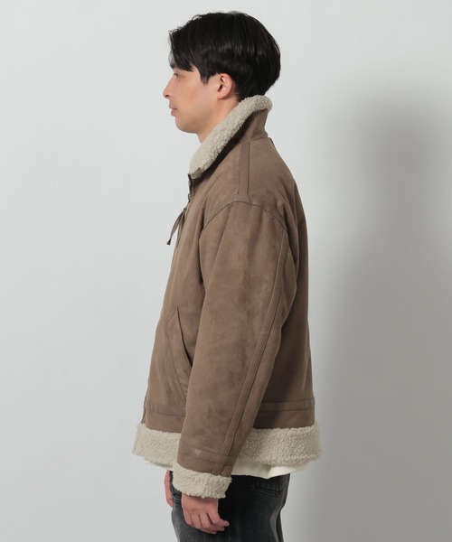 LAKOLE(ラコレ)の「スエードリバーシブルボアブルゾン / 622582(ブルゾン・メンズ・ブラウン/ブラック・MEDIUM/LARGE)」の18枚目の写真