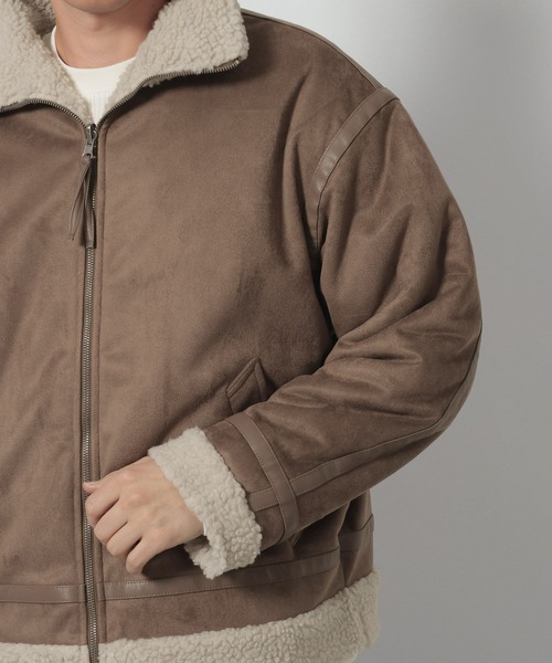 LAKOLE(ラコレ)の「スエードリバーシブルボアブルゾン / 622582(ブルゾン・メンズ・ブラウン/ブラック・MEDIUM/LARGE)」の21枚目の写真