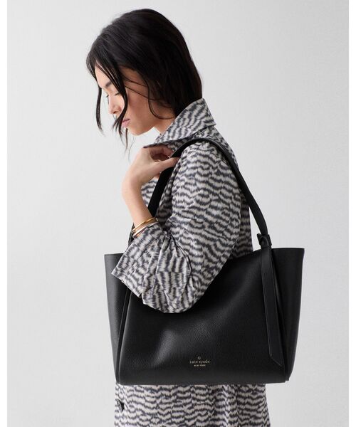 kate spade トートバッグ ノット　ラージ セール】ノット ラージ ジップ トート（トートバッグ）｜kate spade