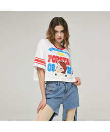 ポップスタセミクロップTシャツ F リア