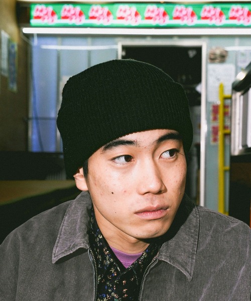 niko and...（ニコアンド）の「ワンポイントコットンワッチ（ニットキャップ/ビーニー・メンズ・オレンジ・FREE）」の2枚目の写真