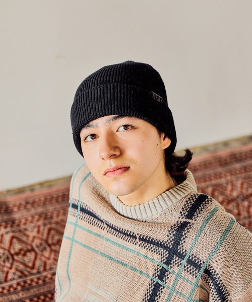 niko and...（ニコアンド）の「ワンポイントコットンワッチ（ニットキャップ/ビーニー・メンズ・オレンジ・FREE）」の4枚目の写真