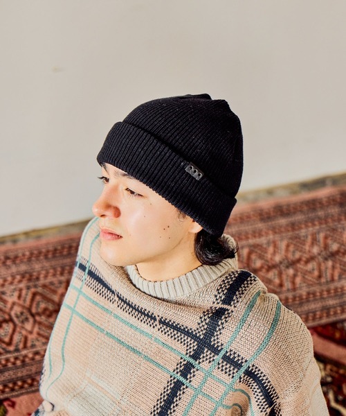 niko and...（ニコアンド）の「ワンポイントコットンワッチ（ニットキャップ/ビーニー・メンズ・オレンジ・FREE）」の5枚目の写真