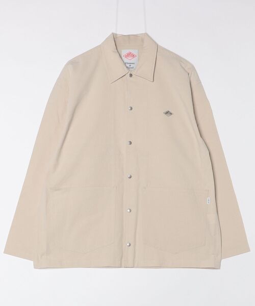 DANTON ダントン カバーオール サイズ40（M）ベージュ DANTON/ダントン カバーオールシャツ COVERALL SHIRT DT-B0240 WCL