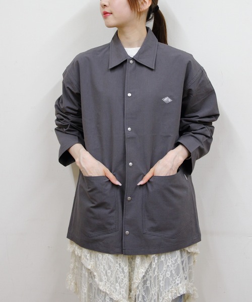 ダントン コットンリネン カバーオールシャツ DT-B0240 WCL ダントン DANTON/カバーオール シャツ DT-B0240 WCL/ジャケット