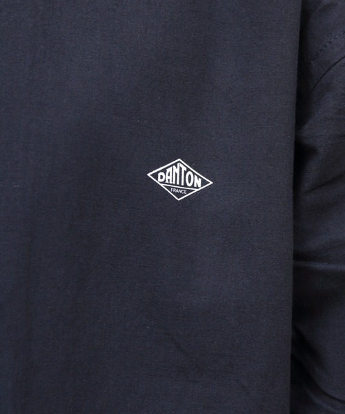 DANTON(ダントン)の「DANTON/ダントン カバーオールシャツ COVERALL SHIRT DT-B0240 WCL(カバーオール・メンズ・ネイビー/ライトベージュ/チャコールグレー・42/40)」の6枚目の写真