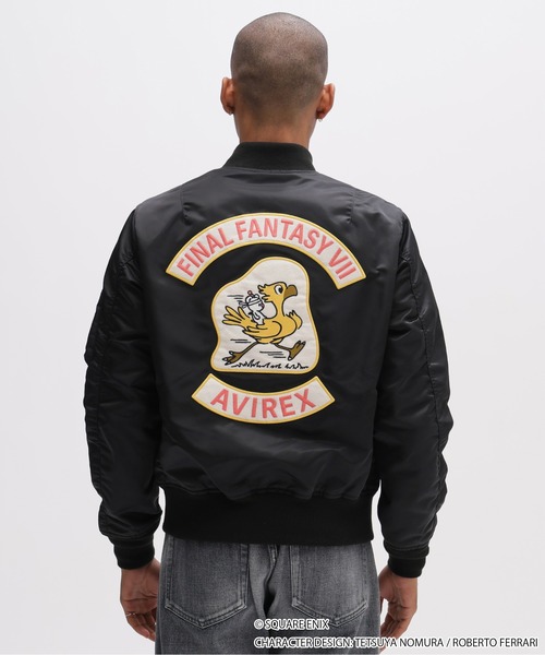 AVIREX × FINAL FANTASY VII REMAKE》MA-1 CHOCOBO / エムエーワン