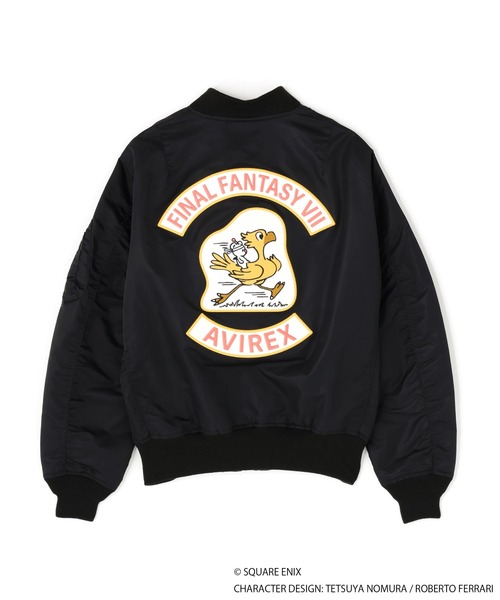 AVIREX × FINAL FANTASY VII REMAKE》MA-1 CHOCOBO / エムエーワン