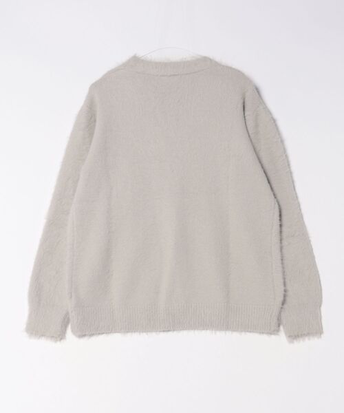 SWITCH BY ARCH(スイッチバイアーチ)の「《SWITCH by ARCH》Shaggy 編み Knit Cardigan(カーディガン/ボレロ・レディース・グレイッシュベージュ/アイボリー・FREE)」の8枚目の写真