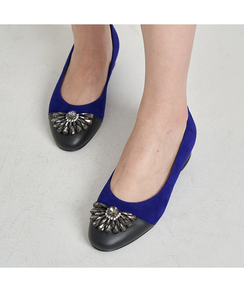 HAILEY(ヘイリ)の「HJ23106_2colors(バレエシューズ・レディース・ブラック/パープル・22.5cm/23cm/23.5cm/24cm/24.5cm/25cm/25.5cm)」の2枚目の写真