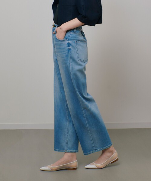 allureville（アルアバイル）の「【HEALTHY(ヘルシー)】PINK PEPPER（デニムパンツ・レディース・インディゴブルー/ライトブルー・22/24/23）」の4枚目の写真