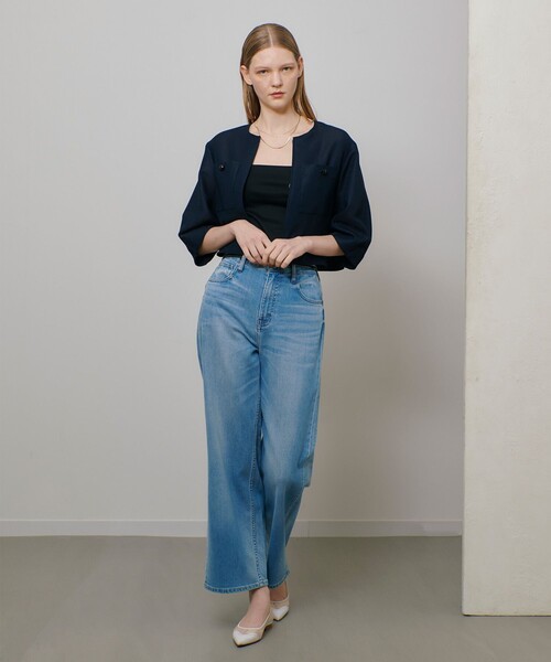 allureville（アルアバイル）の「【HEALTHY(ヘルシー)】PINK PEPPER（デニムパンツ・レディース・インディゴブルー/ライトブルー・22/24/23）」の6枚目の写真