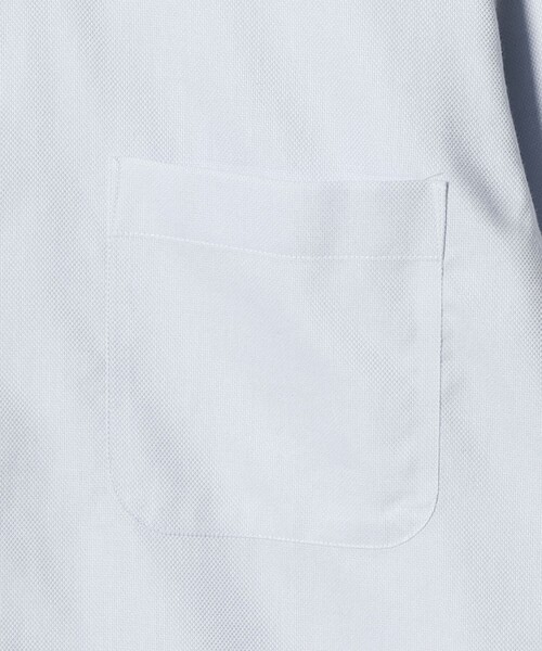 green label relaxing(グリーンレーベルリラクシング)の「コットン ロイヤルオックス ボタンダウン ドレスシャツ -形態安定-(ビジネスシャツ・メンズ・ホワイト/ライトブルー・M/XL/L/S)」の17枚目の写真