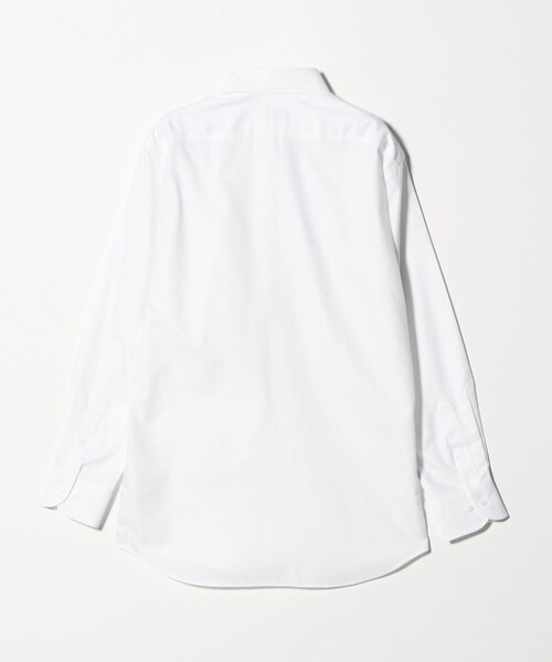 green label relaxing(グリーンレーベルリラクシング)の「コットン ロイヤルオックス ボタンダウン ドレスシャツ -形態安定-(ビジネスシャツ・メンズ・ホワイト/ライトブルー・M/XL/L/S)」の21枚目の写真