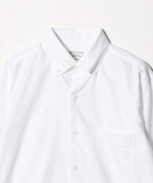green label relaxing(グリーンレーベルリラクシング)の「コットン ロイヤルオックス ボタンダウン ドレスシャツ -形態安定-(ビジネスシャツ・メンズ・ホワイト/ライトブルー・M/XL/L/S)」の22枚目の写真
