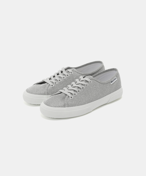 La TOTALITE（ラトータリテ）の「SUPERGA /スペルガ ERSEY LAME LEGGERA（スニーカー・レディース・シルバー/ブラック・24.5cm/24cm/23.5cm）」の2枚目の写真