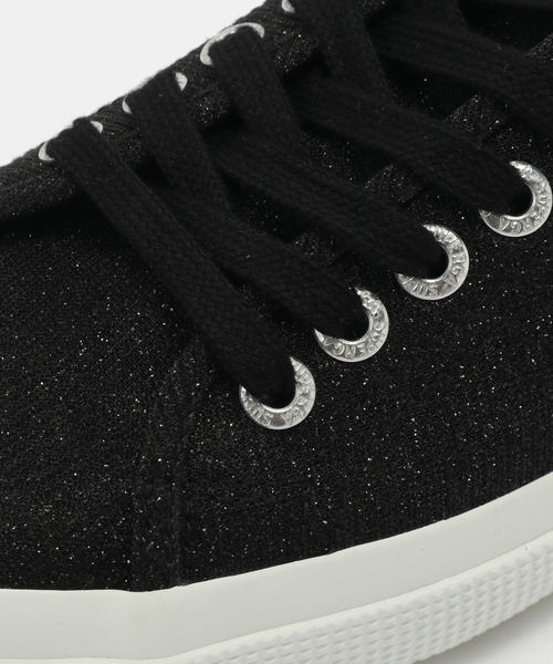 La TOTALITE（ラトータリテ）の「SUPERGA /スペルガ ERSEY LAME LEGGERA（スニーカー・レディース・シルバー/ブラック・24.5cm/24cm/23.5cm）」の4枚目の写真