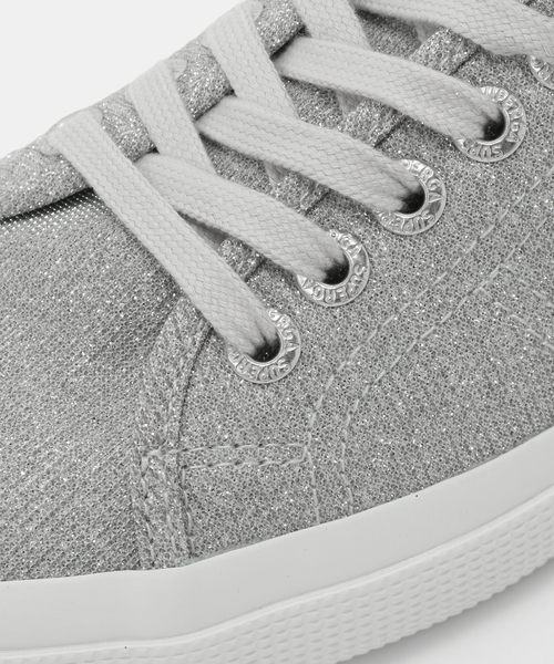 La TOTALITE（ラトータリテ）の「SUPERGA /スペルガ ERSEY LAME LEGGERA（スニーカー・レディース・シルバー/ブラック・24.5cm/24cm/23.5cm）」の5枚目の写真