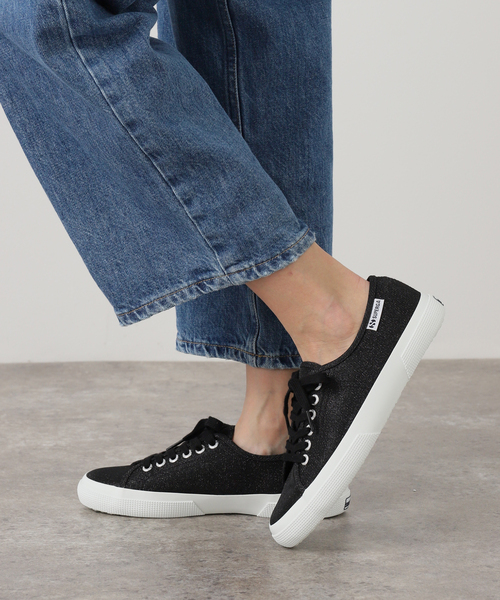 La TOTALITE（ラトータリテ）の「SUPERGA /スペルガ ERSEY LAME LEGGERA（スニーカー・レディース・シルバー/ブラック・24.5cm/24cm/23.5cm）」の7枚目の写真