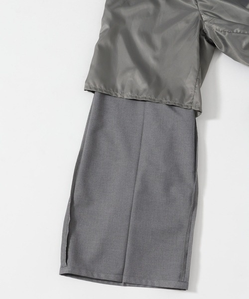 ラップデザインプリーツパンツ(HARE)（スラックス）｜HARE（ハレ）の