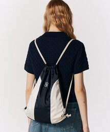 ROCCI ROCCI（ロッシロッシ）の「Classic Symbol Satin Gym Sack [NAVY]（バックパック/リュック）」