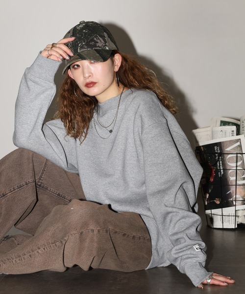 PRO CLUB （プロクラブ）の「PRO CLUB クルーネック スウェット（スウェット・メンズ・グレー/ネイビー/ダークグレー・M/XL/2XL/L/3XL/S）」の8枚目の写真