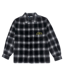 GRAM OUNCE POUND（グラムオンスポンド）の「Humanity Graphic Flannel Shirt_Black（シャツ/ブラウス）」