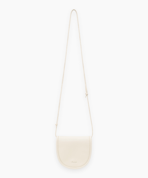 SINOON(シヌーン)の「Round Coin Bag (Ivory)(メッセンジャーバッグ・レディース・アイボリー・FREE)」の1枚目の写真
