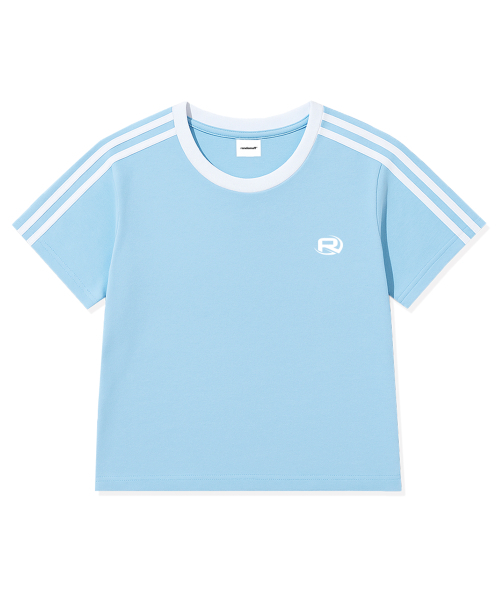 RANDOMOFF（ランダムオフ）の「ROF ESSENTIAL SPORTY TRACK CROP T-SHIRT (4color)（Tシャツ/カットソー・レディース・その他・FREE）」の2枚目の写真