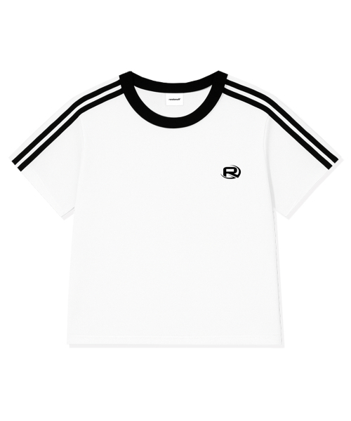 RANDOMOFF（ランダムオフ）の「ROF ESSENTIAL SPORTY TRACK CROP T-SHIRT (4color)（Tシャツ/カットソー・レディース・その他・FREE）」の3枚目の写真