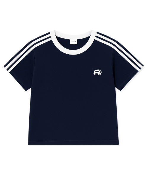 RANDOMOFF（ランダムオフ）の「ROF ESSENTIAL SPORTY TRACK CROP T-SHIRT (4color)（Tシャツ/カットソー・レディース・その他・FREE）」の4枚目の写真