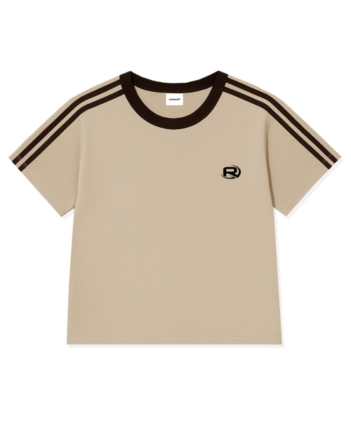 RANDOMOFF（ランダムオフ）の「ROF ESSENTIAL SPORTY TRACK CROP T-SHIRT (4color)（Tシャツ/カットソー・レディース・その他・FREE）」の5枚目の写真