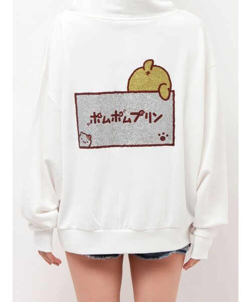 sanrio(サンリオ)の「GYDA×サンリオキャラクターズ BIGパーカー(パーカー・レディース・グレー/オフホワイト/ブラック・FREE)」の17枚目の写真