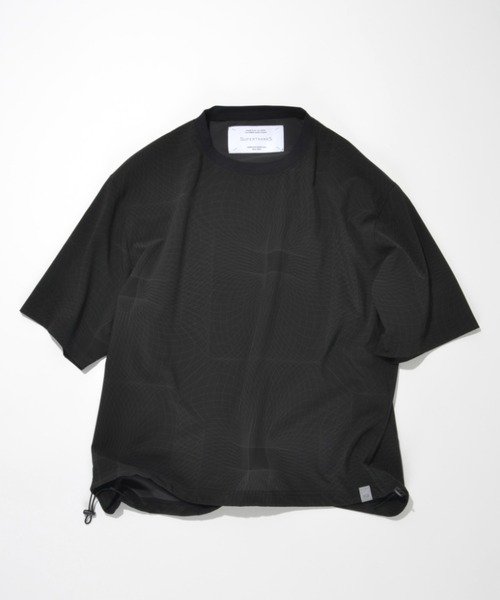 SUPERTHANKS(スーパーサンクス)の「【速乾生、清涼感素材】無地&オリジナルプリントクルーネックTechnical S/S crew-neck(Tシャツ/カットソー・メンズ・ブラック/その他/ブラック系その他・L/M/S)」の2枚目の写真