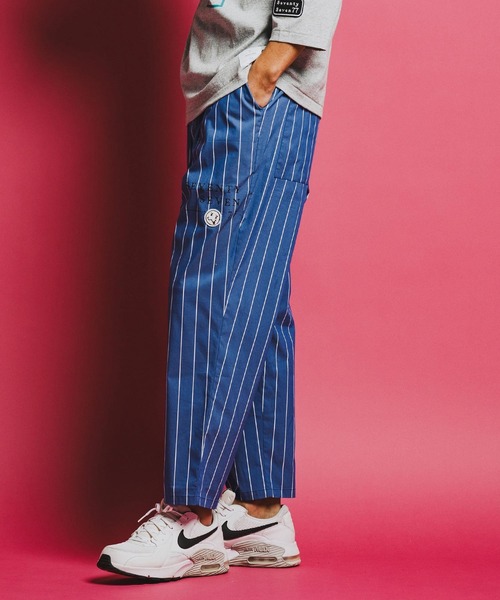 seventy seven(セブンティセブン)の「mp14501-wide tapered stripe pants ワイドパンツ(7726S050)(その他パンツ・メンズ・ブラック/グレー/ブルー・L/M/S)」の19枚目の写真