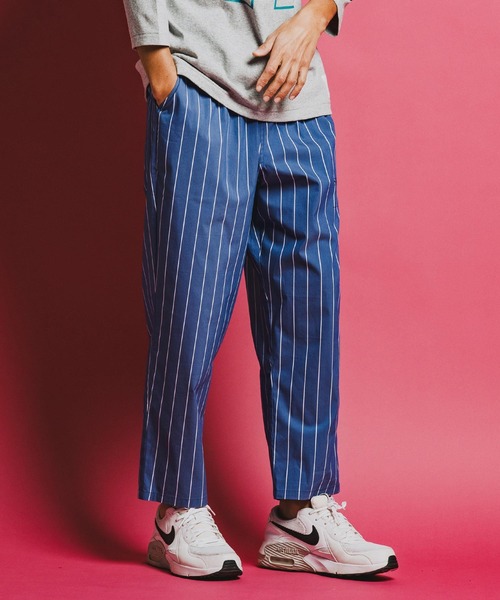 seventy seven(セブンティセブン)の「mp14501-wide tapered stripe pants ワイドパンツ(7726S050)(その他パンツ・メンズ・ブラック/グレー/ブルー・L/M/S)」の20枚目の写真