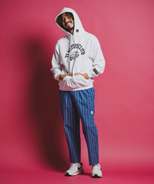 seventy seven(セブンティセブン)の「mp14501-wide tapered stripe pants ワイドパンツ(7726S050)(その他パンツ・メンズ・ブラック/グレー/ブルー・L/M/S)」の21枚目の写真