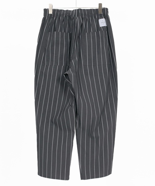seventy seven(セブンティセブン)の「mp14501-wide tapered stripe pants ワイドパンツ(7726S050)(その他パンツ・メンズ・ブラック/グレー/ブルー・L/M/S)」の8枚目の写真