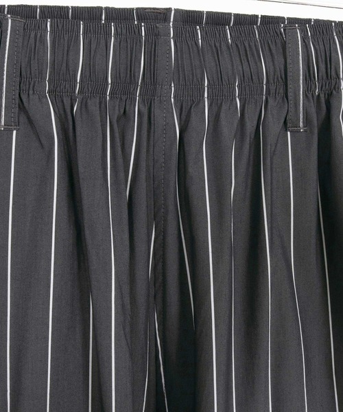 seventy seven(セブンティセブン)の「mp14501-wide tapered stripe pants ワイドパンツ(7726S050)(その他パンツ・メンズ・ブラック/グレー/ブルー・L/M/S)」の9枚目の写真