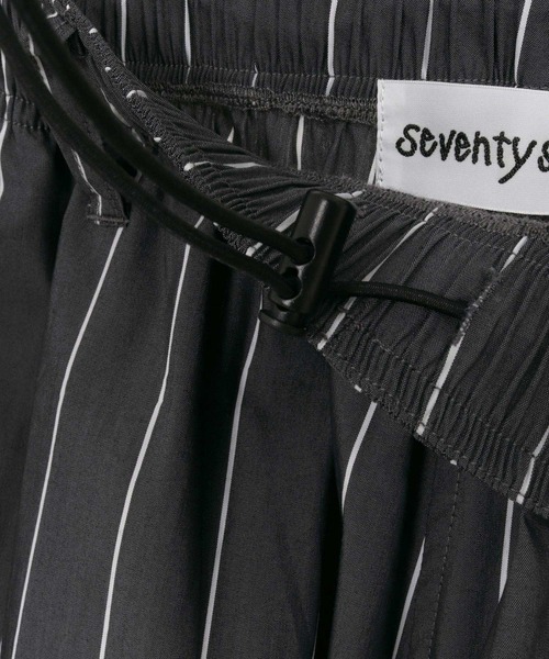 seventy seven(セブンティセブン)の「mp14501-wide tapered stripe pants ワイドパンツ(7726S050)(その他パンツ・メンズ・ブラック/グレー/ブルー・L/M/S)」の10枚目の写真