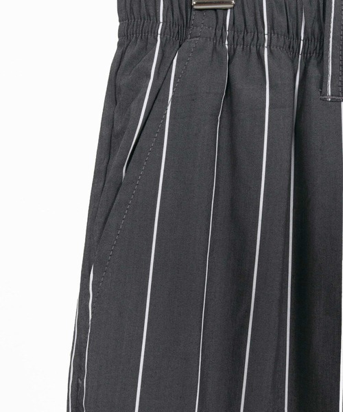 seventy seven(セブンティセブン)の「mp14501-wide tapered stripe pants ワイドパンツ(7726S050)(その他パンツ・メンズ・ブラック/グレー/ブルー・L/M/S)」の11枚目の写真